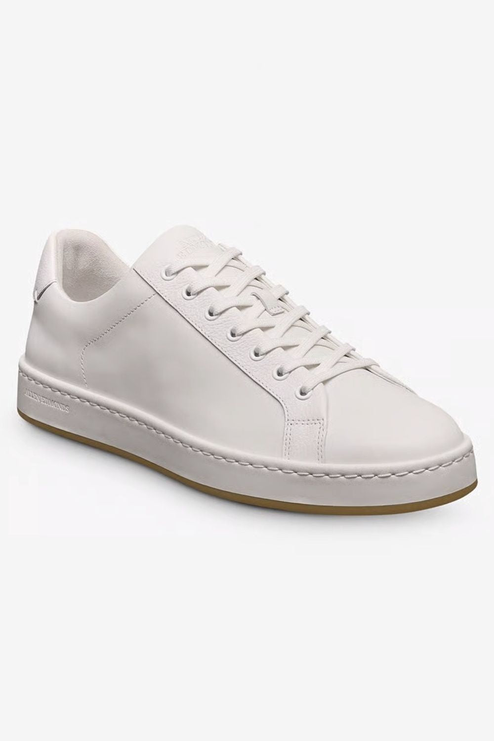 Barnes Lace-Up Sneaker in White Leather by Allen Edmonds