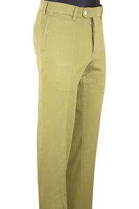 Cotton and Linen Italian Luxury Stretch Chino (Houston Modern Fit - Choice of Colors) by 6 East by Ballin