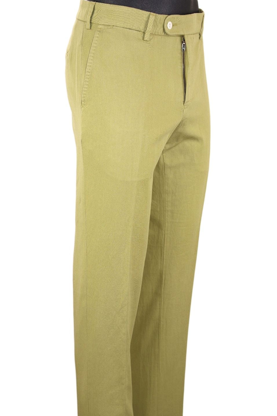 Cotton and Linen Italian Luxury Stretch Chino (Houston Modern Fit - Choice of Colors) by 6 East by Ballin