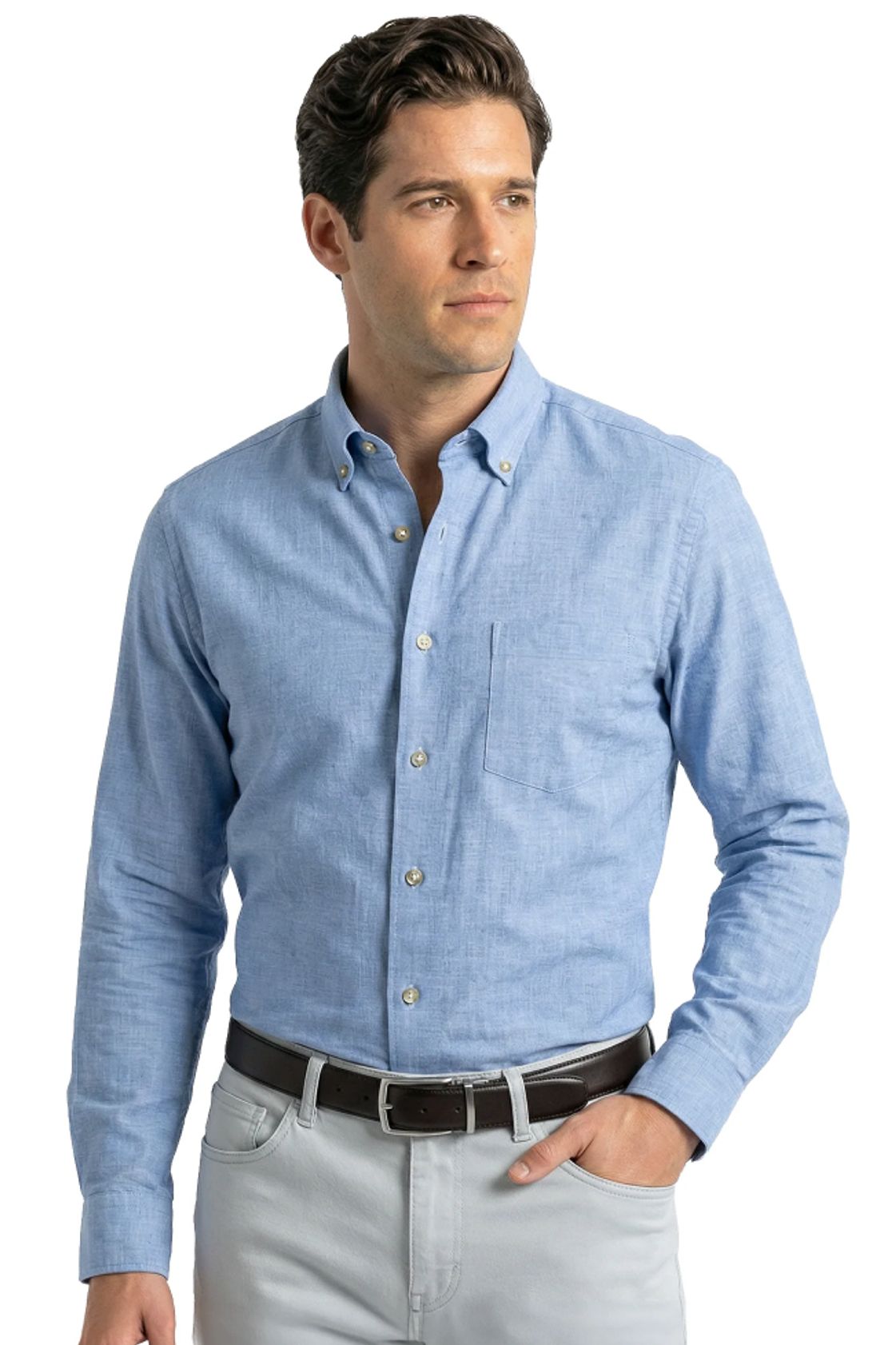 The Chambray Shirt in Sky by Scott Barber