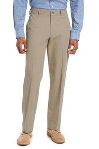Washed Poplin Pant in Khaki (Calhoun Trim Fit) by Charleston Khakis