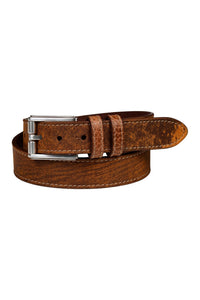 Rough Rider Sheepskin Leather Belt in Whiskey by Torino Leather