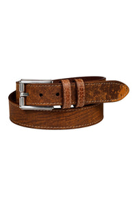 Rough Rider Sheepskin Leather Belt in Whiskey by Torino Leather