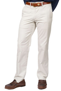 The Airman Lightweight Tapered Leg Khakis in Stone by Pennbilt