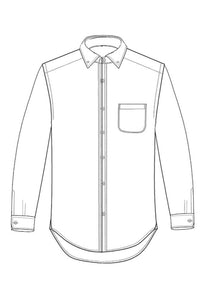 Navy, Charcoal, and Red Herringbone Plaid Cotton and Wool Blend Button-Down Shirt by Viyella