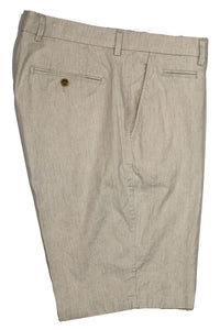 Chambray Italian Linen Herringbone Shorts in Choice of Colors (Drummond Traditional Fit) by Ballin