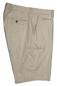 Chambray Italian Linen Herringbone Shorts in Choice of Colors (Drummond Traditional Fit) by Ballin