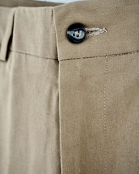 Stretch Canvas Pant in Khaki (Sumpter Flat Front) by Charleston Khakis