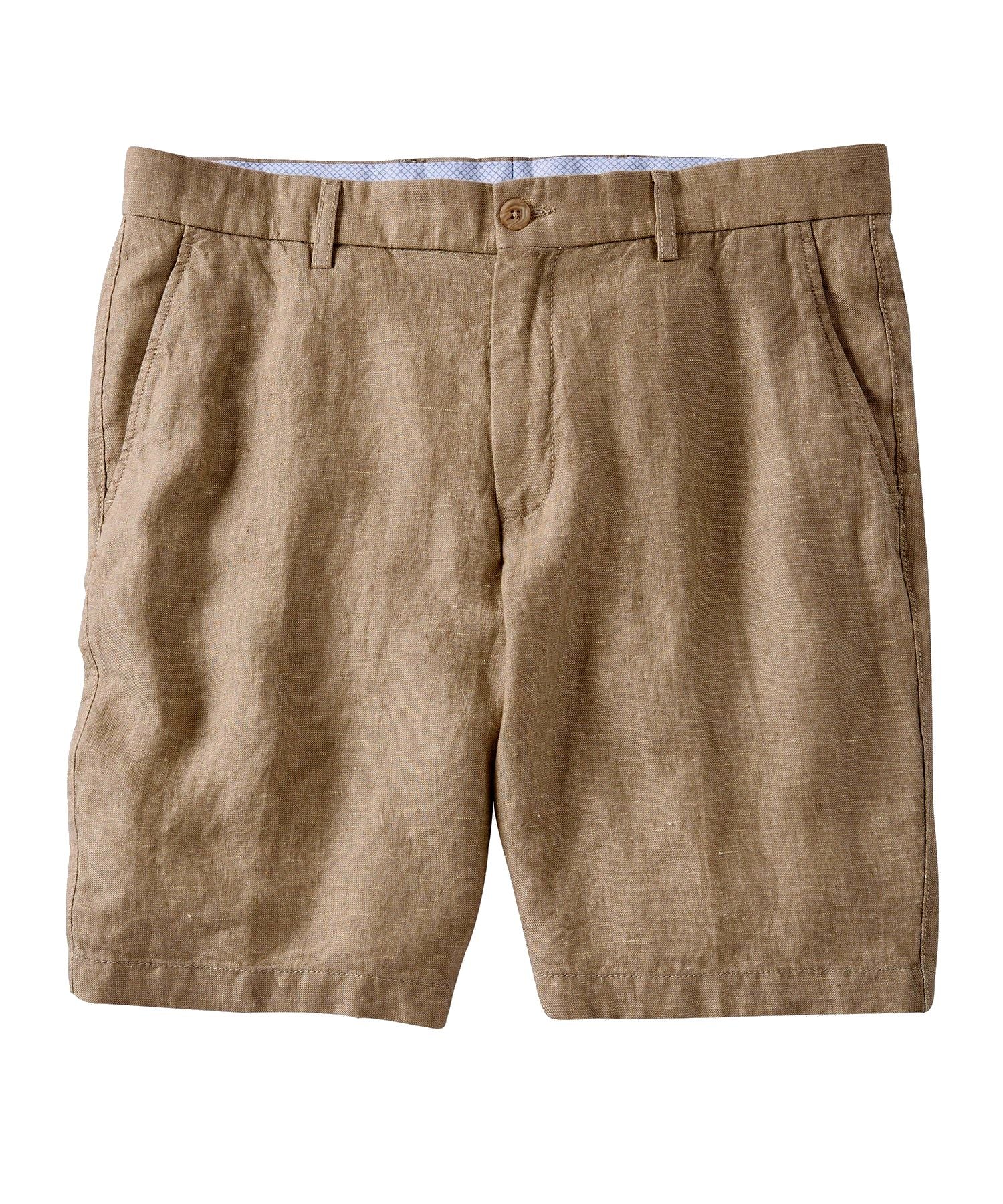 Italian Linen Chambray Twill Shorts in Choice of Colors (Drummond Traditional Fit) by Ballin
