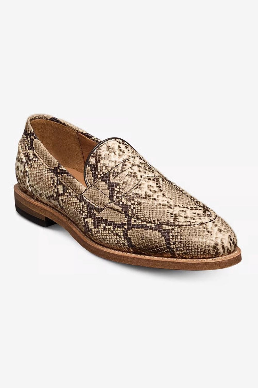 Randolph 2.0 Penny Loafer in Python Embossed Leather by Allen Edmonds