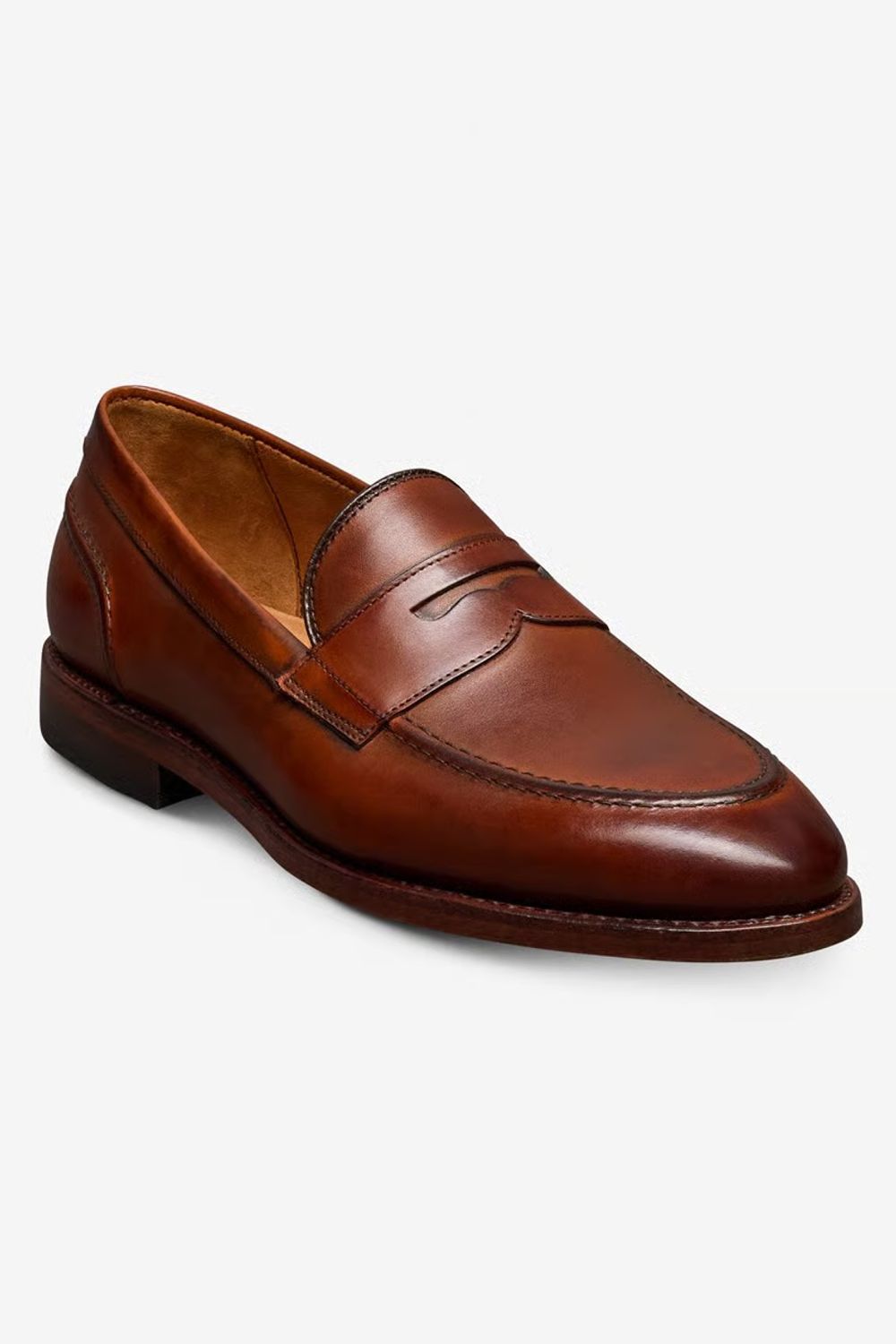 Randolph 2.0 Penny Loafer in Dark Chili Leather by Allen Edmonds