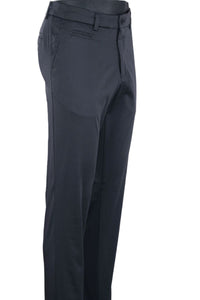 Xtreme Comfort Sateen Casual Pants in Midnight (Flat Front Models) by Ballin