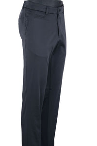 Xtreme Comfort Sateen Casual Pants in Midnight (Flat Front Models) by Ballin