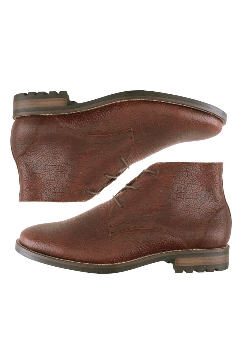 Acadia Bison Boot in Walnut by T.B. Phelps