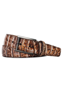Caiman Crocodile Belt in Desert by Brookes & Hyde
