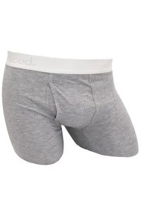 Biker Brief w/ Fly in Heather Grey by Wood Underwear
