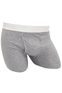 Biker Brief w/ Fly in Heather Grey by Wood Underwear
