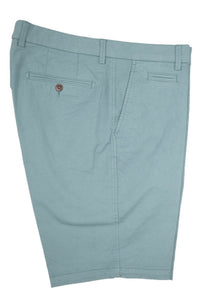 Broken Twill Stretch Cotton Shorts in Zen Blue (College Modern Fit - 8" Inseam) by Ballin