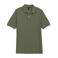 Pima Pique Short Sleeve Two-Button Polo in Sage by Scott Barber