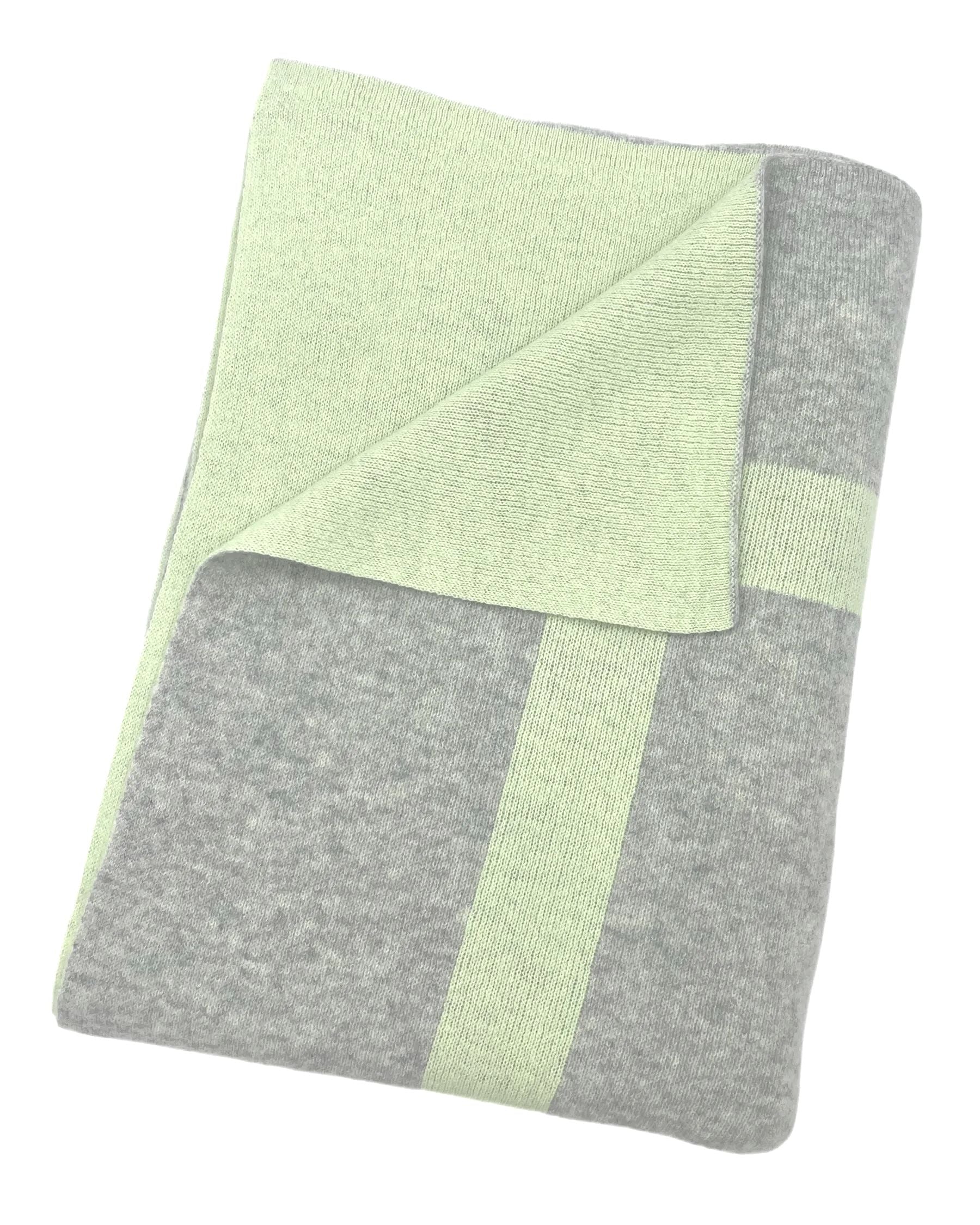 100% Cashmere Homestead Knit Throw (Choice of Colors) by Alashan Cashmere