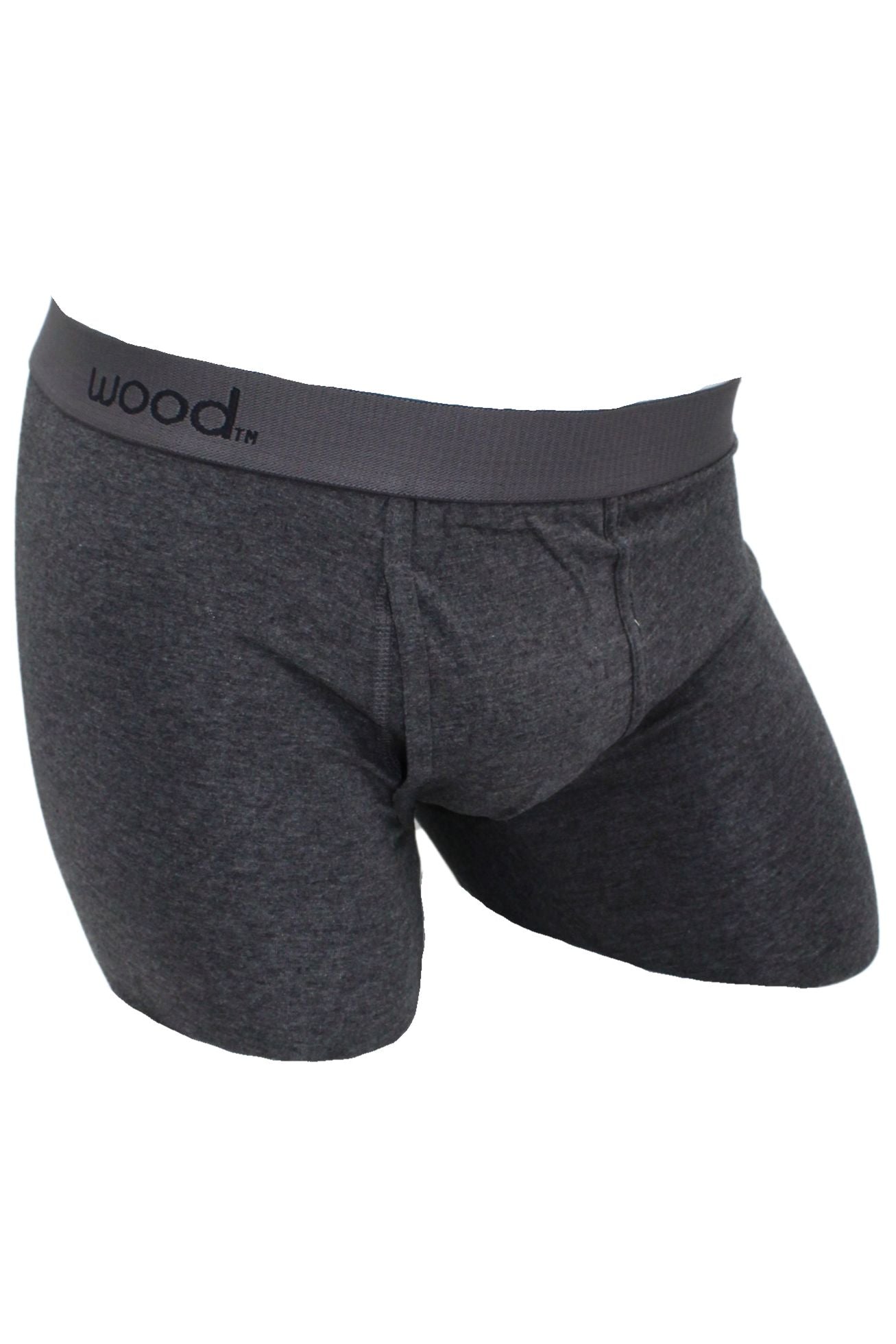 Biker Brief w/ Fly in Graphite by Wood Underwear