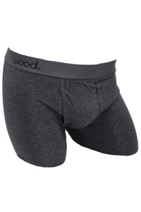 Biker Brief w/ Fly in Graphite by Wood Underwear