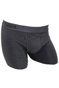Biker Brief w/ Fly in Graphite by Wood Underwear