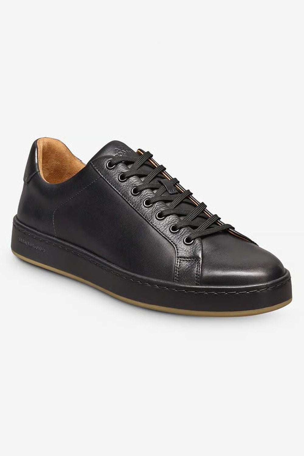 Barnes Lace-Up Sneaker in Black Leather by Allen Edmonds