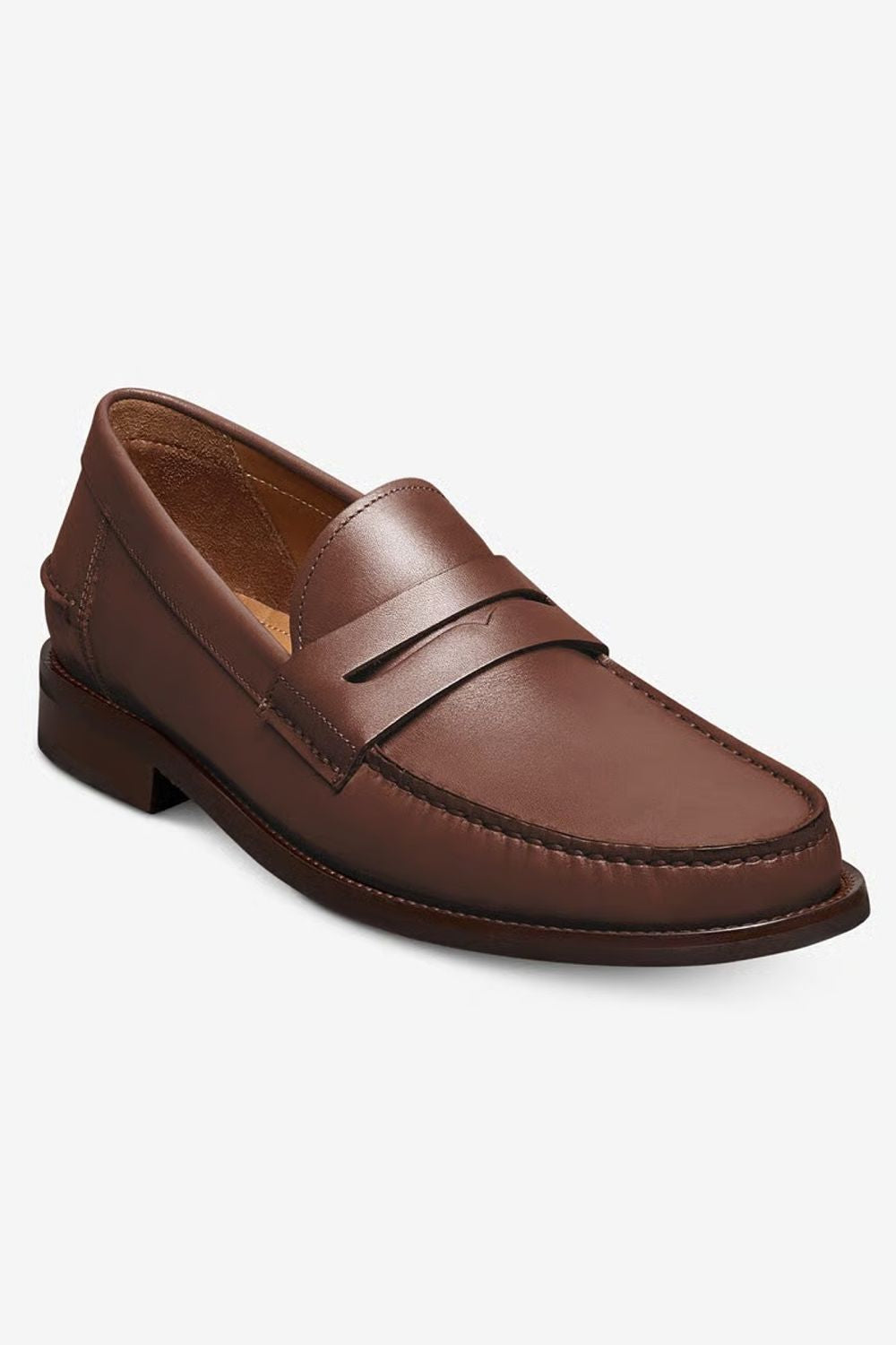Sorrento Moccasin-Style Penny Loafer in Chili Leather by Allen Edmonds