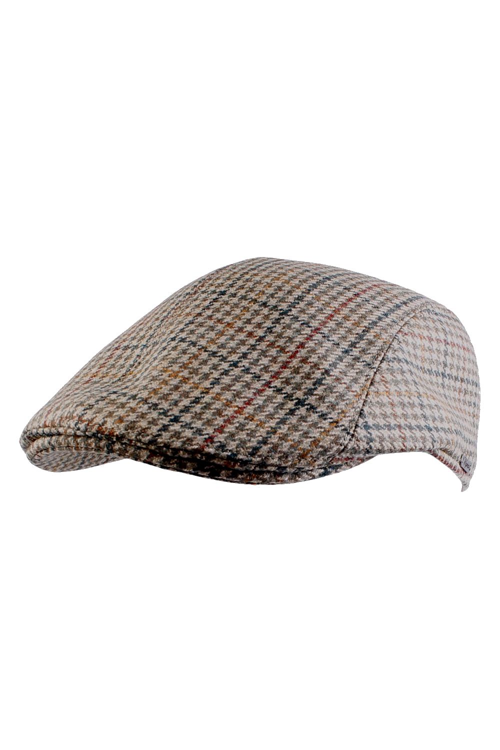 Ivy Modern Wool Check 'Archive Line' Cap in Olive by Wigens