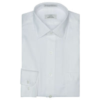 The Worthington - Wrinkle-Free Royal Oxford Cotton Dress Shirt in White (Size 15 1/2 - 34/35) by Cooper & Stewart