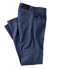 Perma Color Pima Twill 5-Pocket Pants in Cadet Blue, Size 35 (Crescent Modern Fit) by Ballin