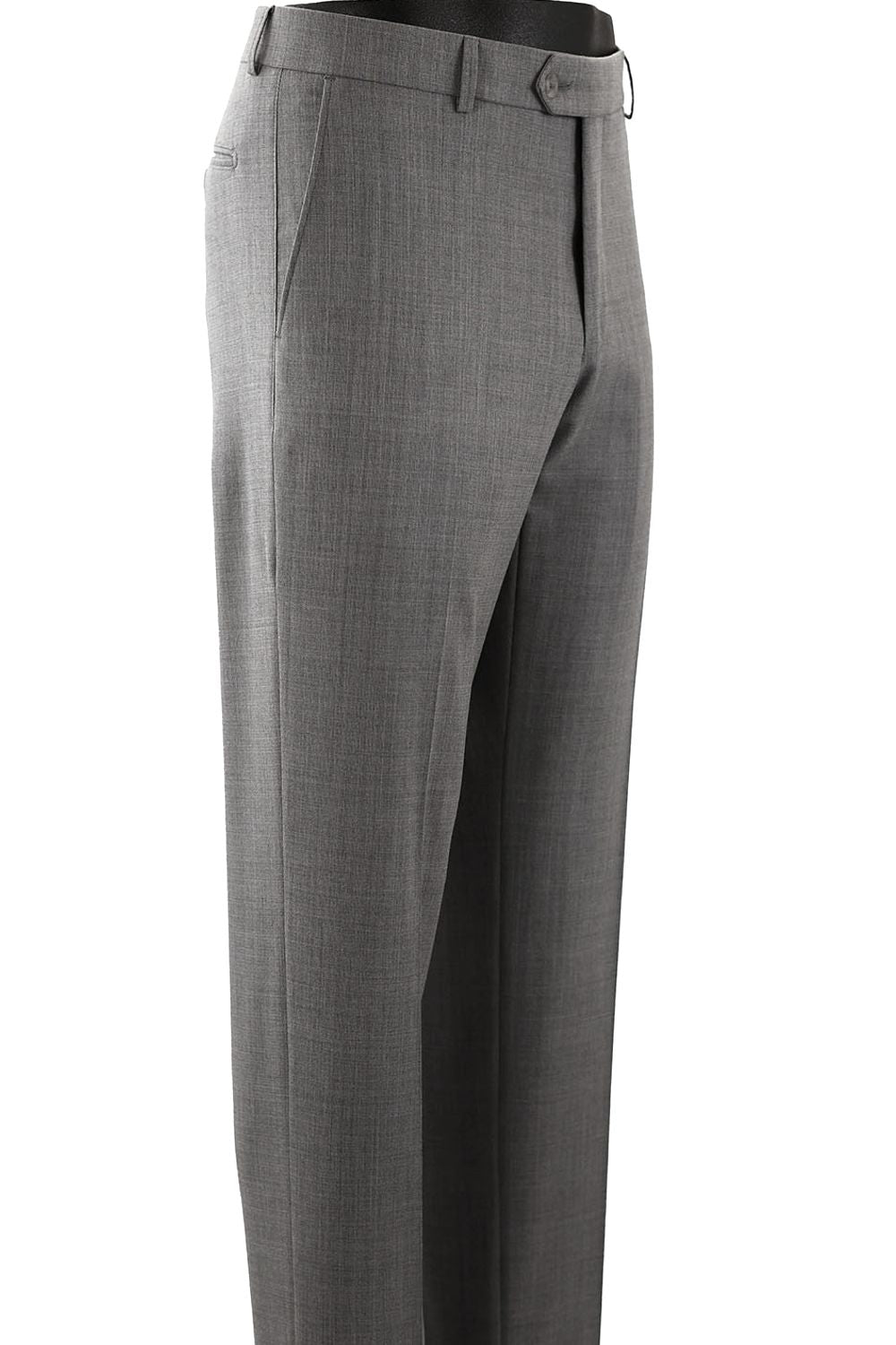 'High Twist Traveller' Performance Wool Blend Comfort-EZE Trouser in Choice of Colors (Dunhill Traditional Fit) by Ballin