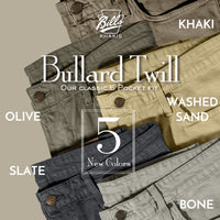 Bullard Twill 5 Pocket Classic Fit Model in Slate by Bills Khakis