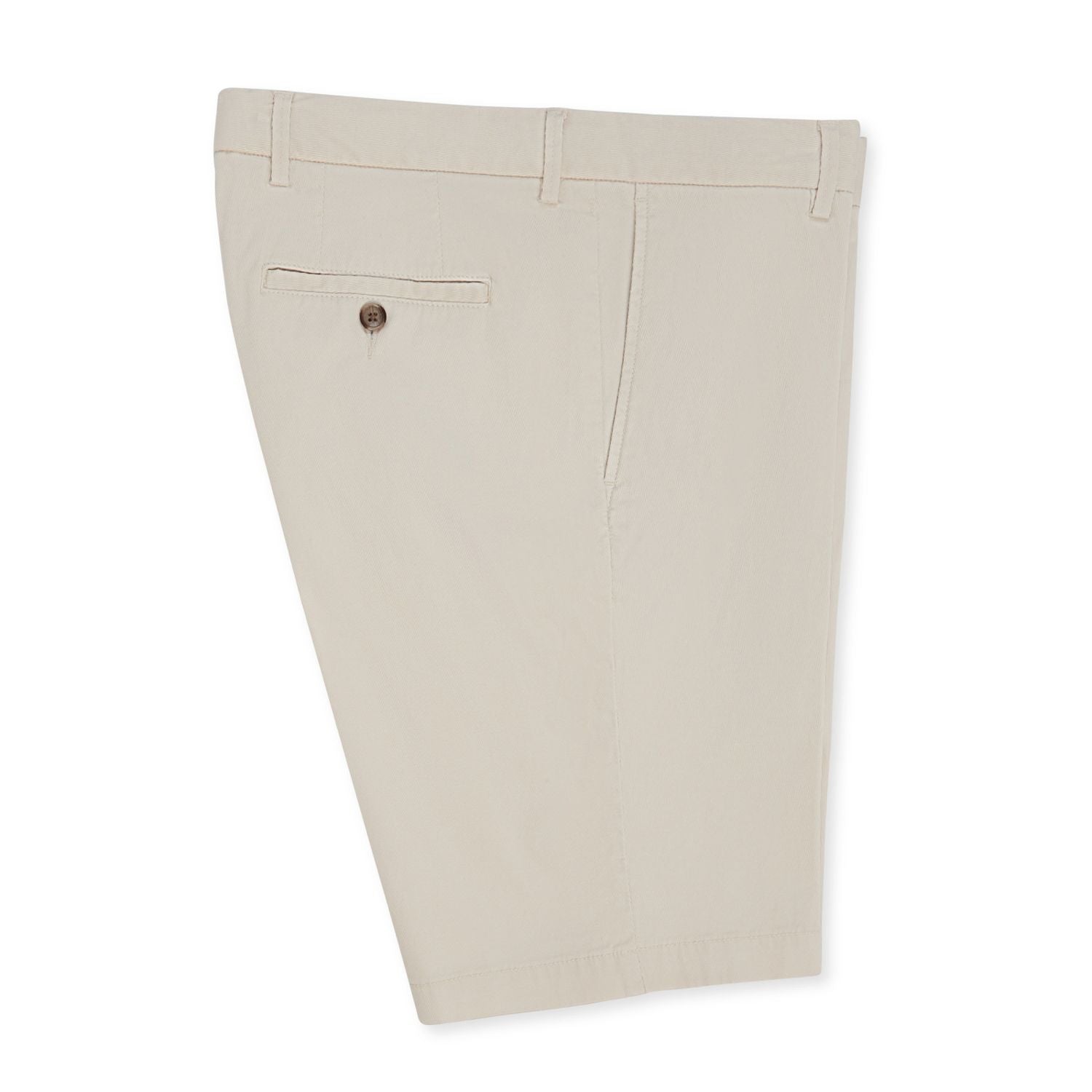 Cotton and Silk Luxe Sateen Shorts in Birch by Scott Barber