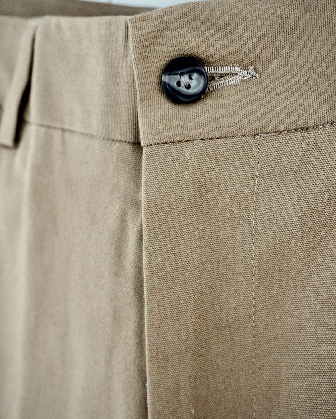 Washed Canvas Pant in Khaki (Sumpter Flat Front) by Charleston Khakis