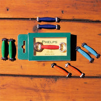 Traditions Leather Wrapped Interchangeable 'Bridge Bits®' Driver in Gridiron Textured Leather (Wide Widths) by T.B. Phelps