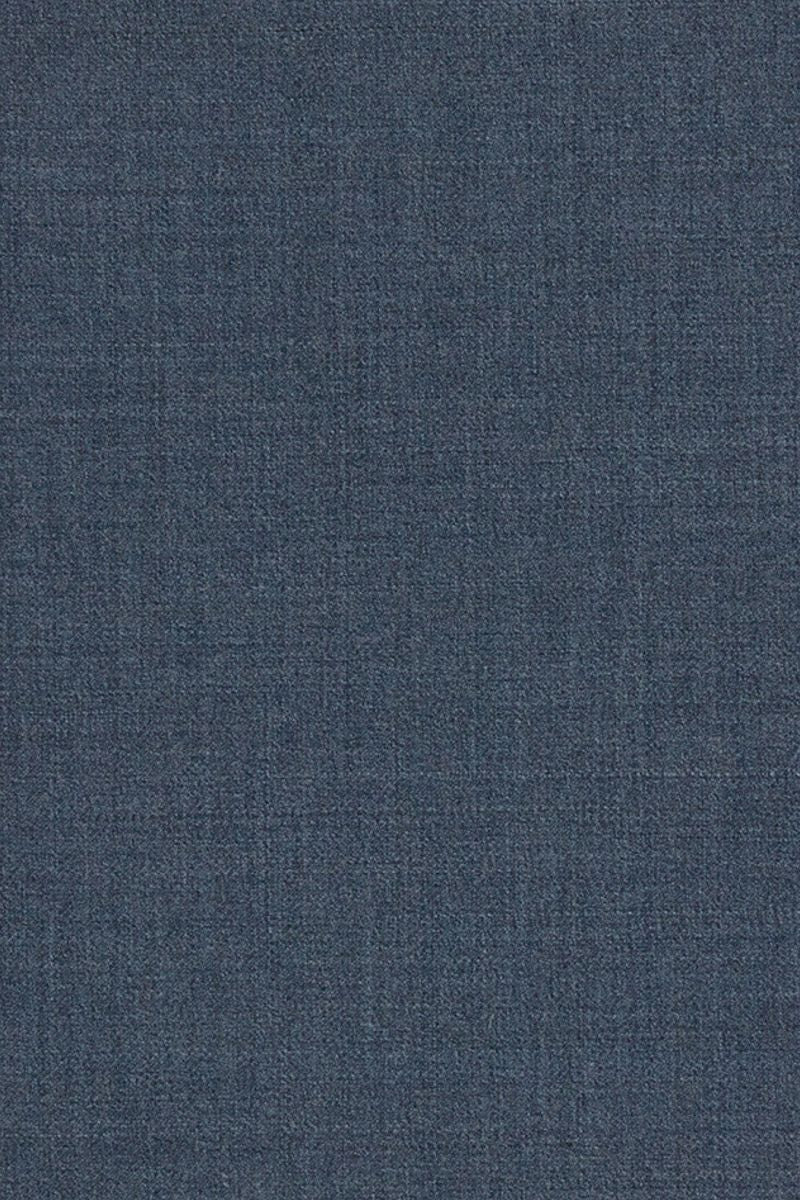 Super 120s Luxury Wool Serge Comfort-EZE Trouser in Heather Blue (Flat Front Models) by Ballin