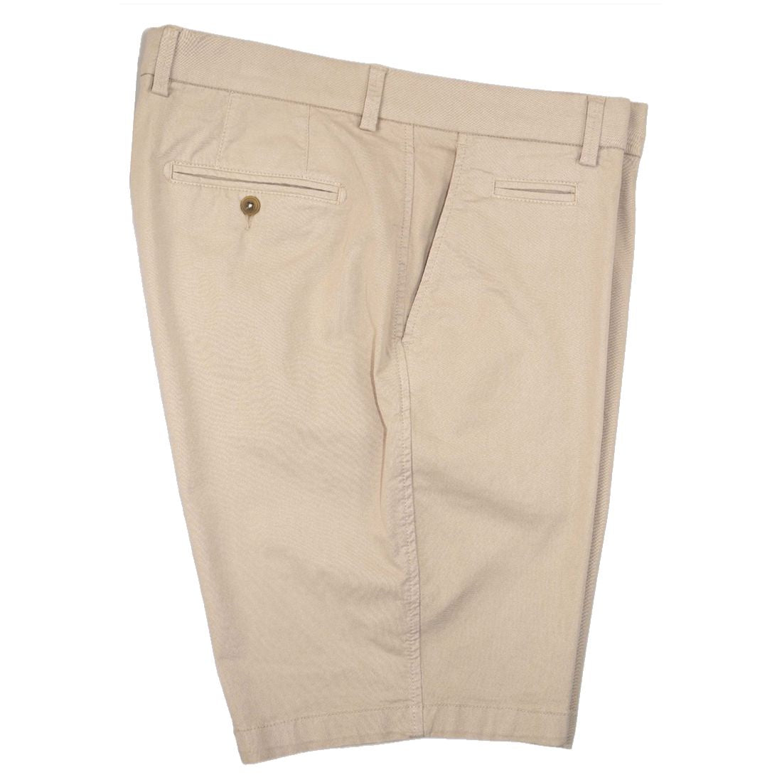 Broken Twill Stretch Cotton Shorts in Stone by Ballin