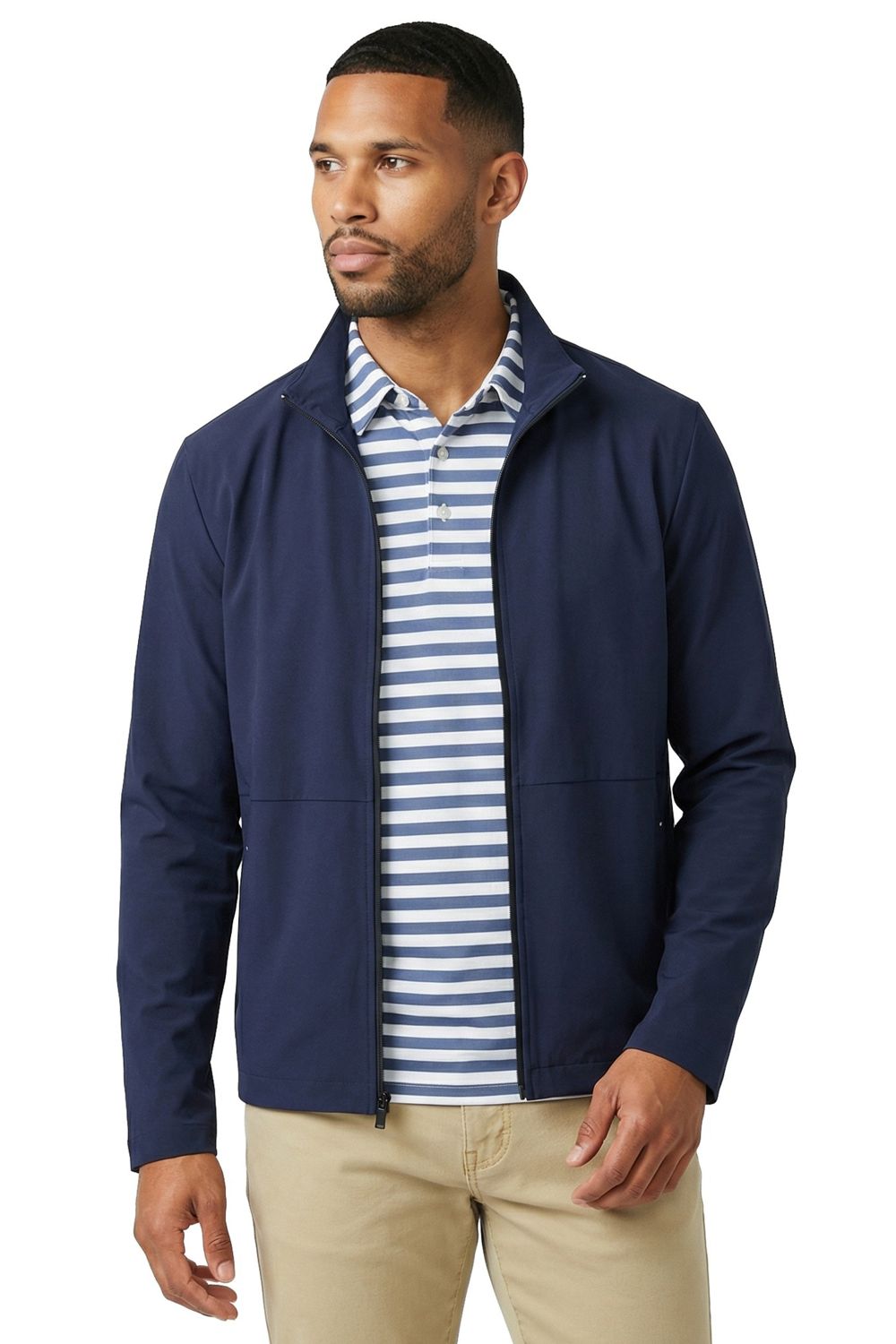 The Windbreaker in Navy by Scott Barber