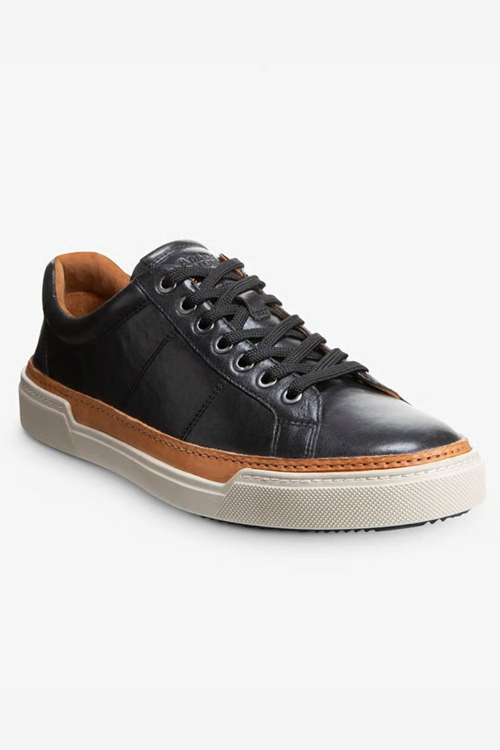 Porter City Derby Lace-Up Sneaker in Black Leather by Allen Edmonds