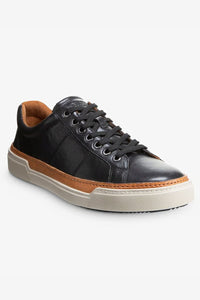 Porter City Derby Lace-Up Sneaker in Black Leather by Allen Edmonds