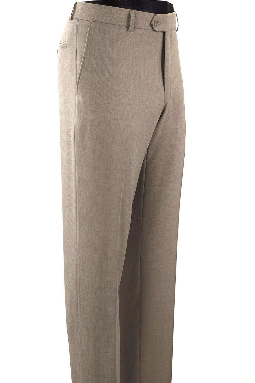 'High Twist Traveller' Performance Wool Blend Comfort-EZE Trouser in Choice of Colors (Dunhill Traditional Fit) by Ballin