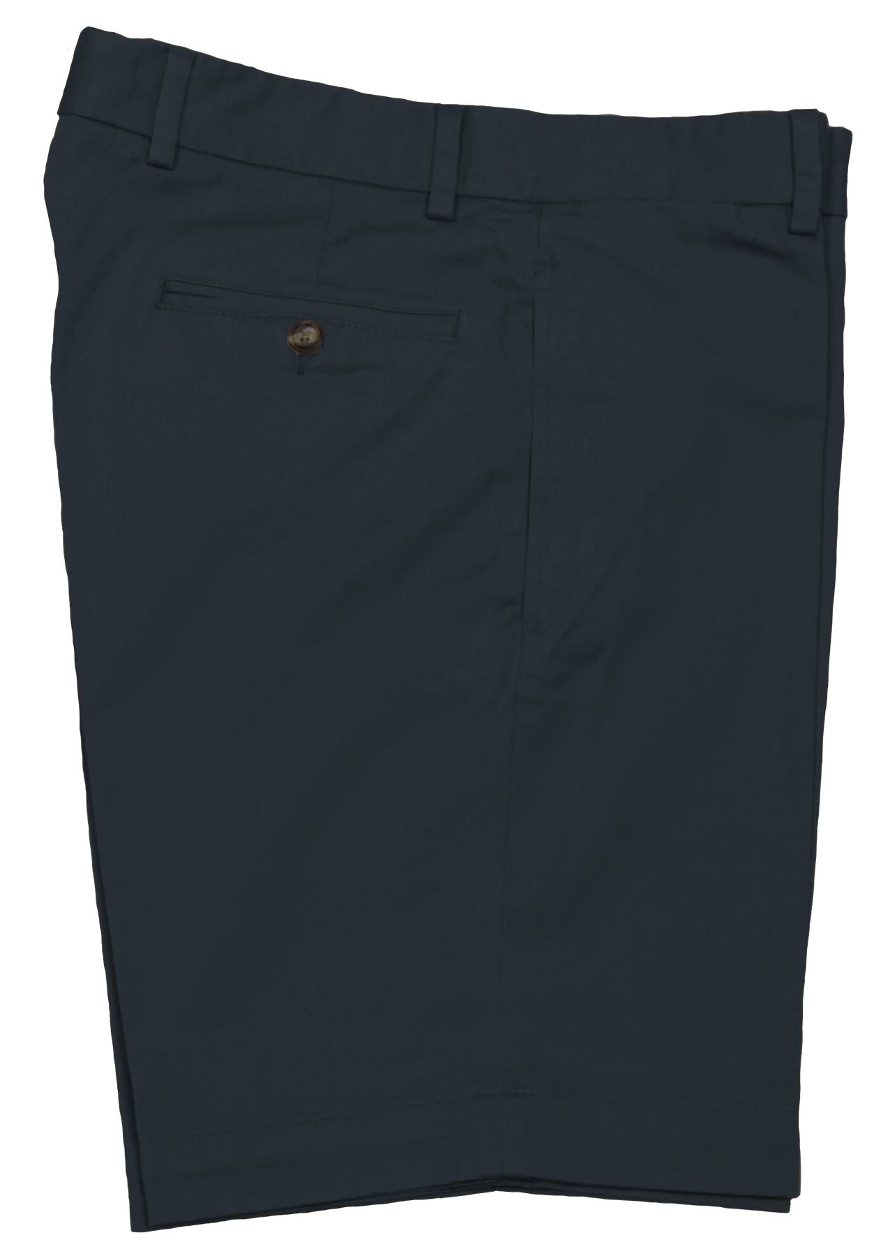 Stretch Compact Twill Shorts in Navy (Sumpter9 Flat Front) by Charleston Khakis