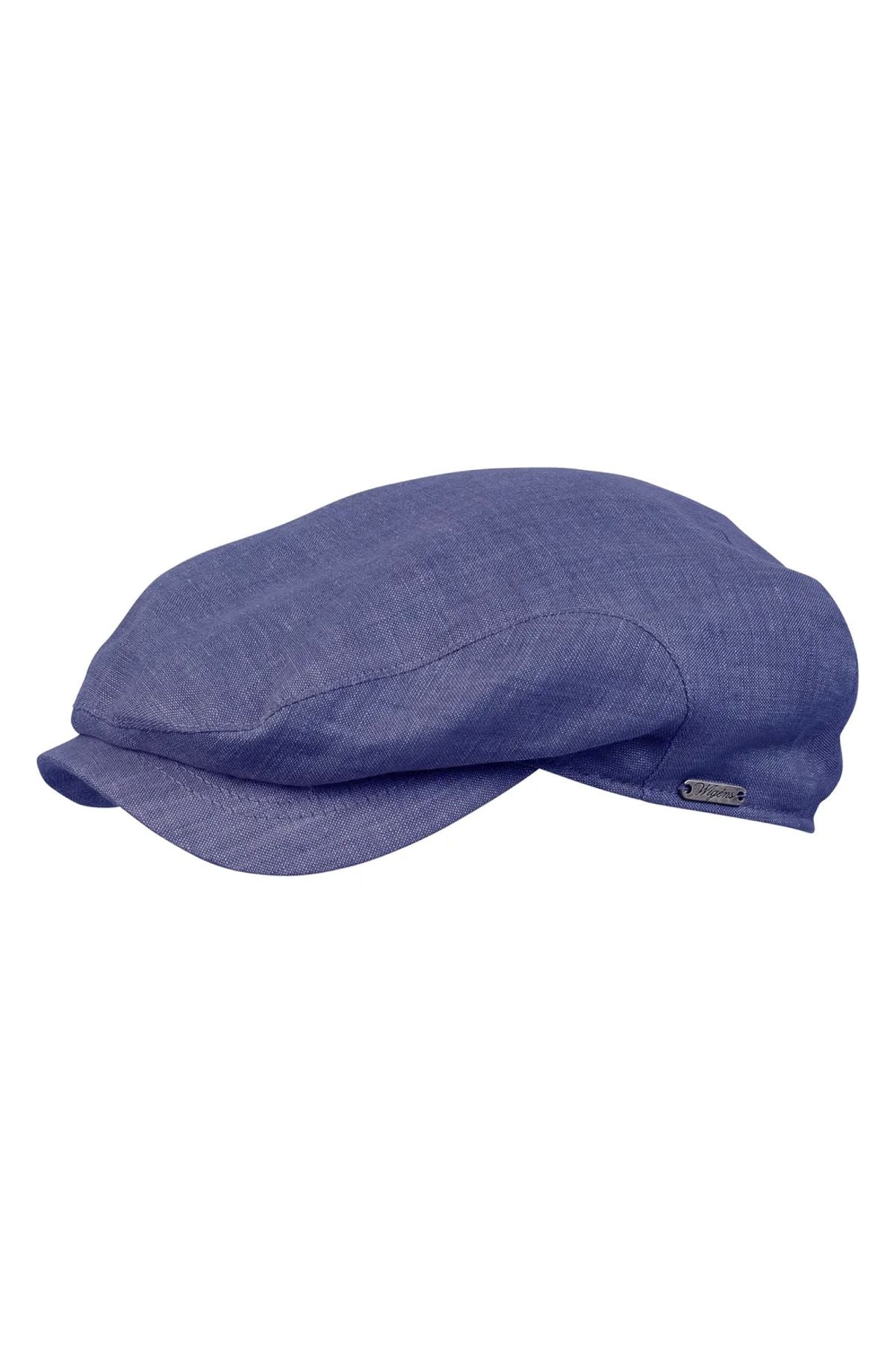 Ivy Classic Cap in Classic Linen in Navy (Size 58) by Wigens