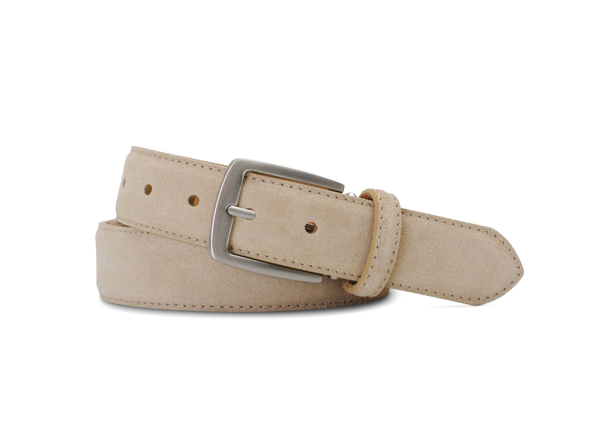 Italian Suede Belt in Sand by Brookes & Hyde