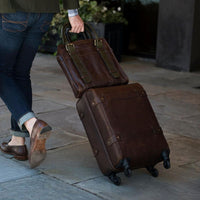 Parker Carry-On Suitcase in Baldwin Oak by Moore & Giles