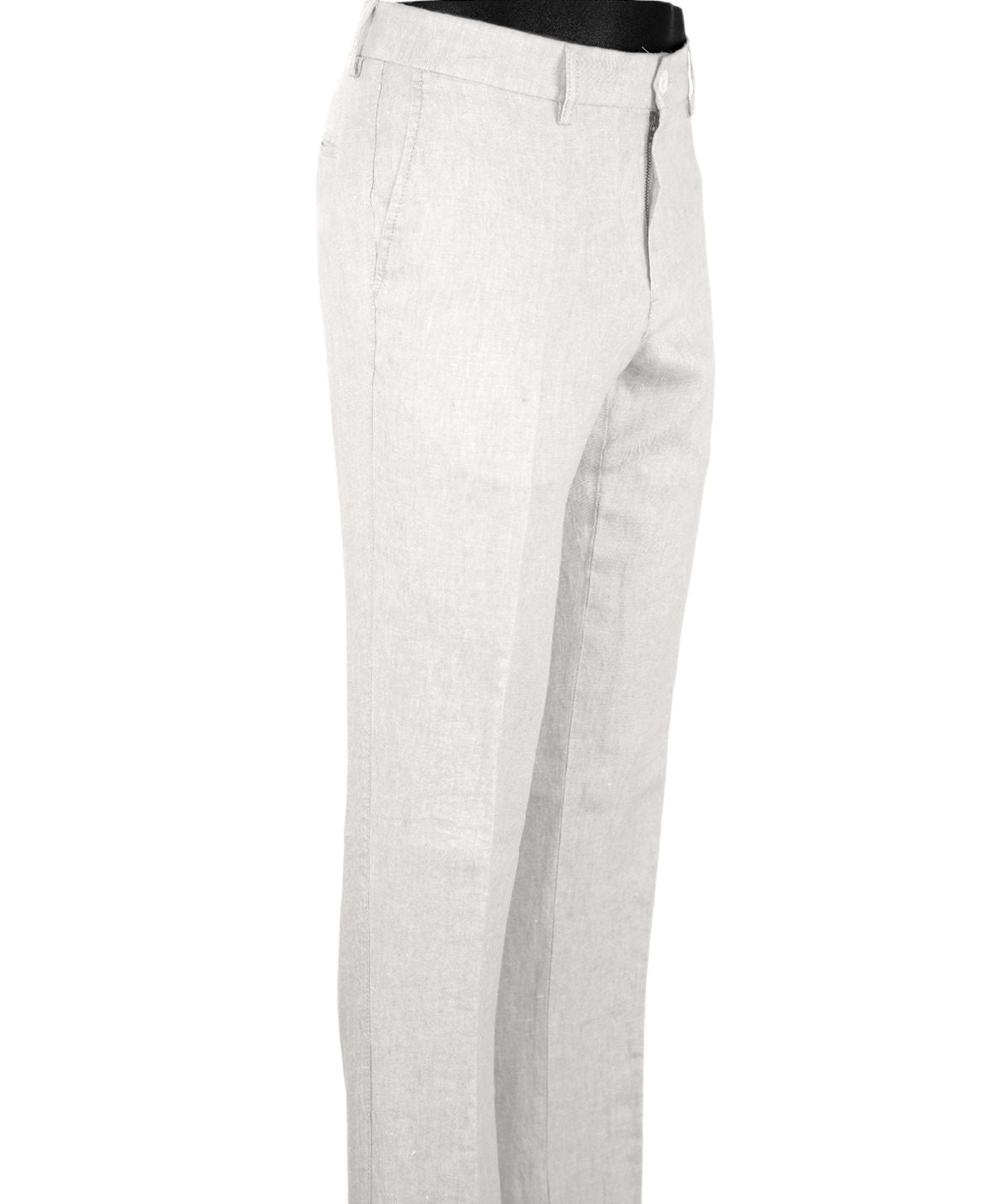 Italian Linen Chambray Twill Pants in Bone (Choice of Fits) by Ballin