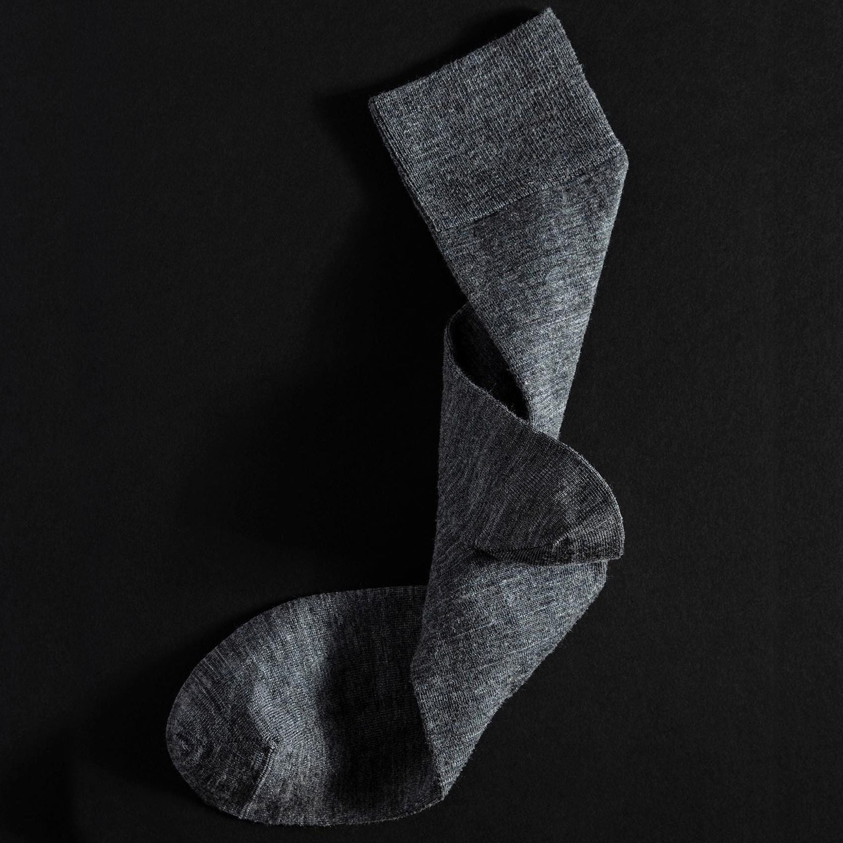 3 PAIR - Grade Merino Wool Blend Italian Mid Calf Socks (Choice of Colors) by Amanda Christensen