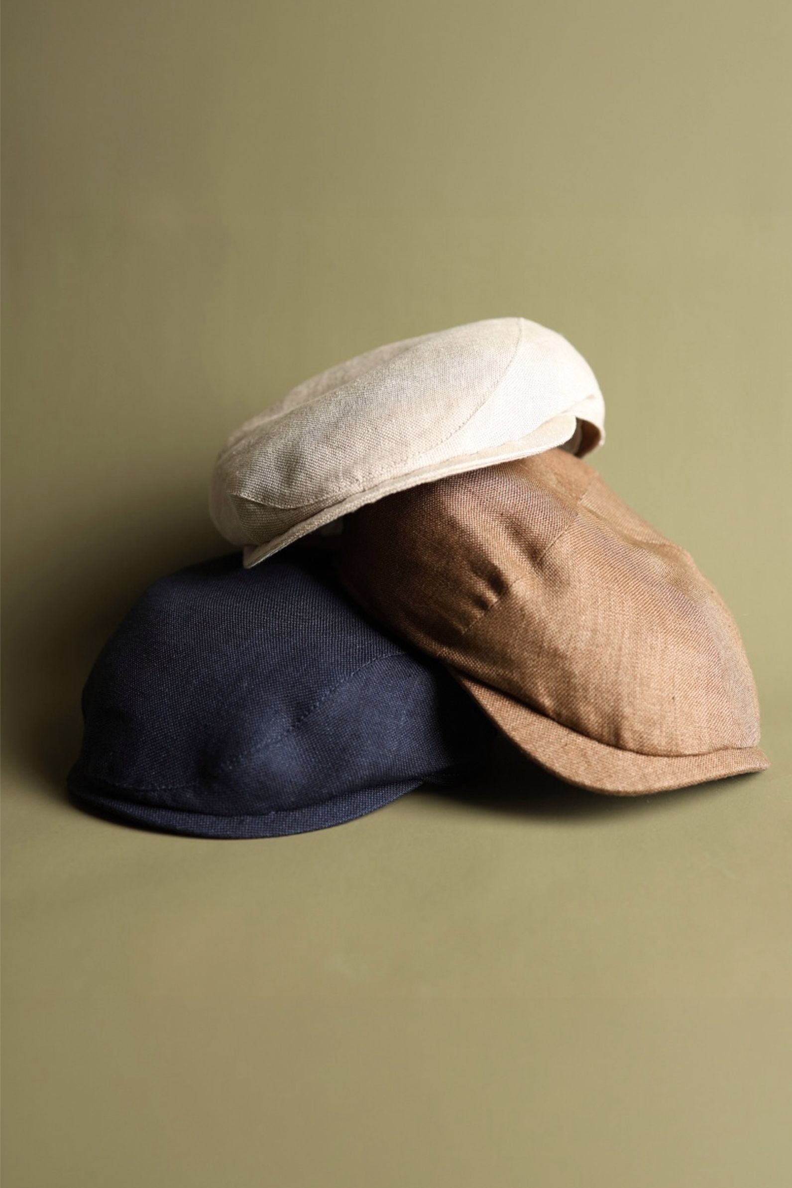 Ivy Slim Cap in Hopsack Linen (Choice of Colors) by Wigens